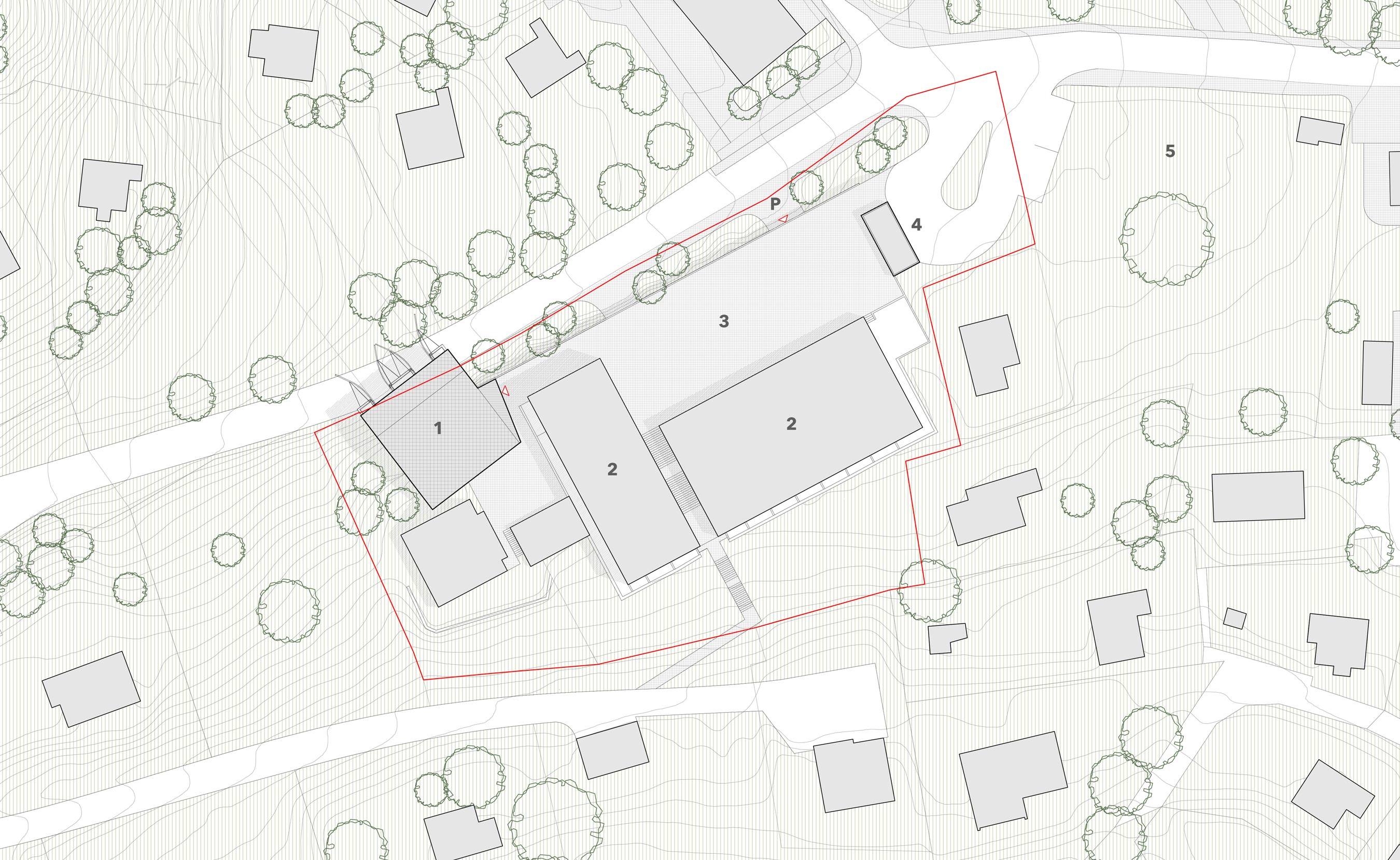 station vercorin - site plan