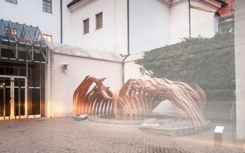 Experimental pavilion for Jaroslav Fragner Gallery